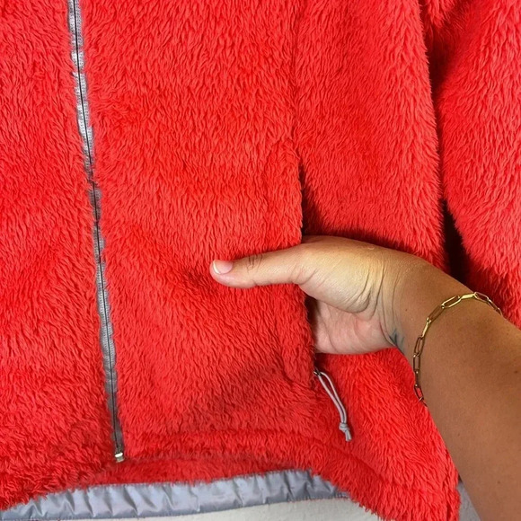 The North Face Fleece Jacket Sweater in Bright Orange size M - Picture 7 of 12